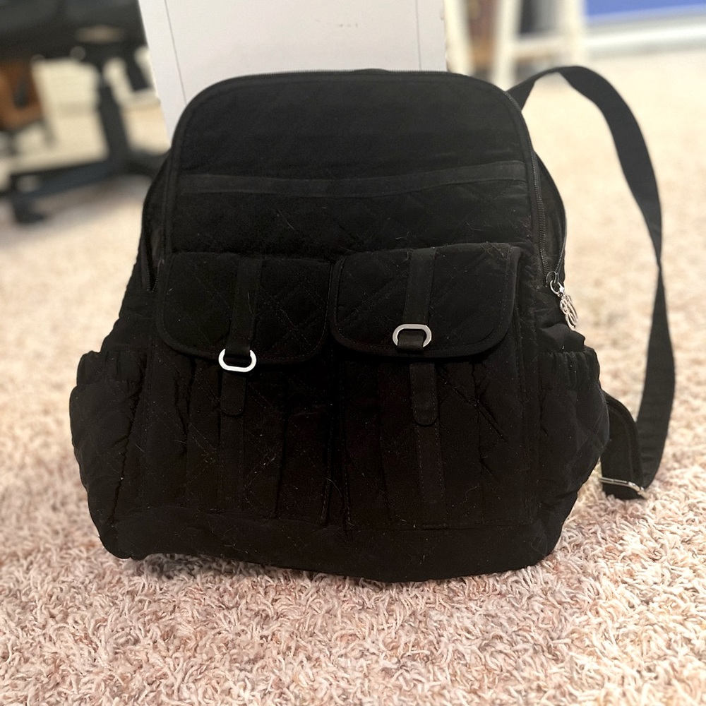 Black Vera Bradley small backpack